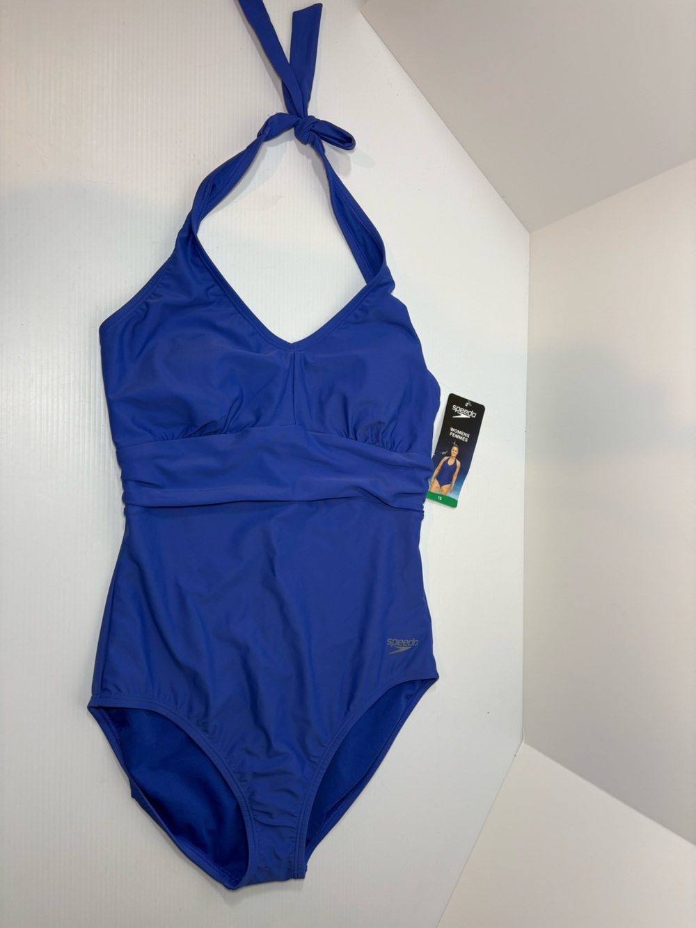 Speedo Cobalt Blue Athletic One-Piece Swimsuit
